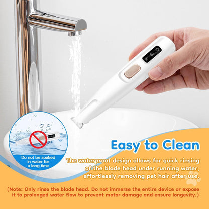 Low-Noise LED Clippers for Dogs & Cats | Tangle-Free Hygiene Trimming